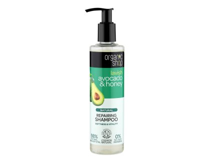 Organic Shop Regenerační šampón Avokádo a Med 280 ml