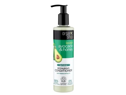 Organic Shop Regenerační kondicionér Avokádo a Med 280 ml
