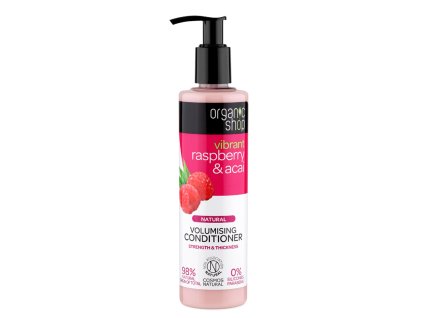 Organic Shop Kondicionér na objem vlasů Maliny a Acai 280 ml