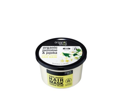 Organic Shop Expres maska na objem vlasů Indický jasmín 250 ml