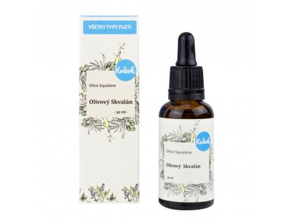 Kvitok Organický Olivový skvalan 30 ml