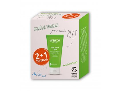 Weleda Univerzální výživný krém Skin Food Light Multipack 2+1