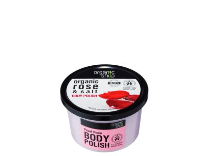 Organic Shop Tělový peeling Růže & Sůl 250 ml