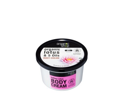 Organic Shop Tělový krém Indický lotos 250 ml