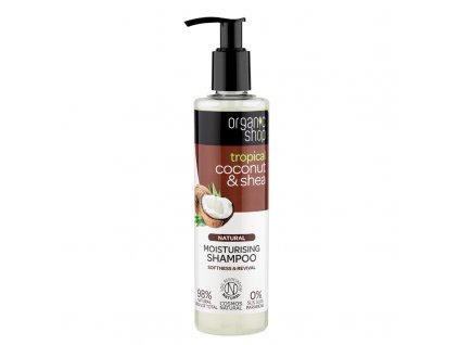 Organic Shop Hydratační šampón Kokos a bambucké máslo 280 ml