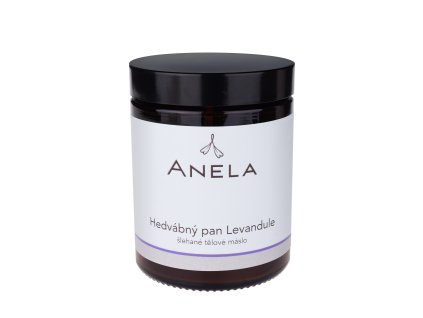 Anela Šlehaný tělový krém Hedvábný pan Levandule 180 ml