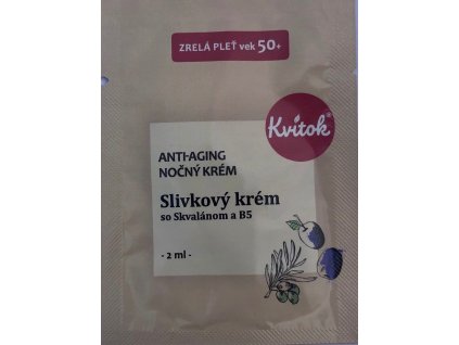 Kvitok VZOREK Noční švestkový krém 2 ml