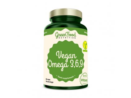 GreenFood Vegan Omega 3,6,9 60 kapslí