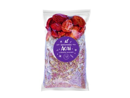 Natu Superkaše Acai s dračím ovocem a jahodami 70 g