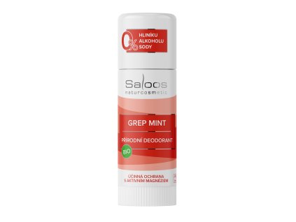 Saloos Přírodní deodorant Bio Červený grep & máta 50 g