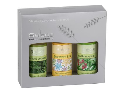 Saloos Dárková sada Ricin & Aloe vera & Devatero kvítí