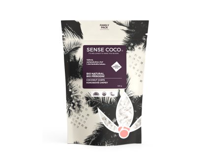 SENSE COCO XXL Kokosové chipsy bez příchutě BIO 500 g