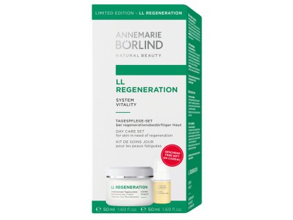 Annemarie Börlind Dárková sada LL Regeneration Denní krém 50 ml + Pleťové zpevňující sérum 15 ml