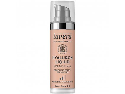 Lavera Tekutý make-up s kyselinou hyaluronovou 00 Ivory Rose 30 ml