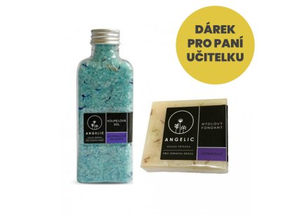 Dárek pro paní učitelku Sada Angelic Levandulové zklidnění