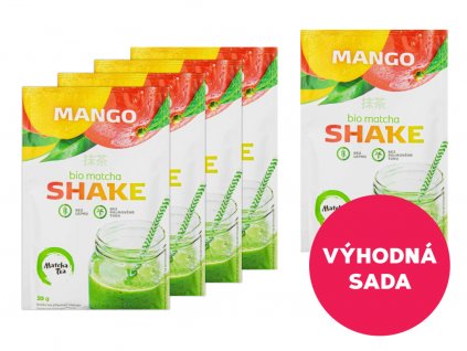 5 x Matcha Shake Mango 30 g za akční cenu!