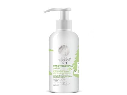 Little Siberica Dětský gel-šampon na vlasy a tělo bez slz 250 ml