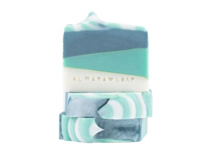 Almara Soap Přírodní tuhé mýdlo Green Ten Cucumber 100 +- 5 g