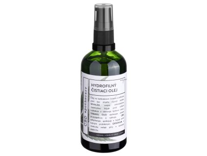 Soaphoria CBD Apothecary Hydrofilní čistící a odličovací olej 200MG CBD 100 ml