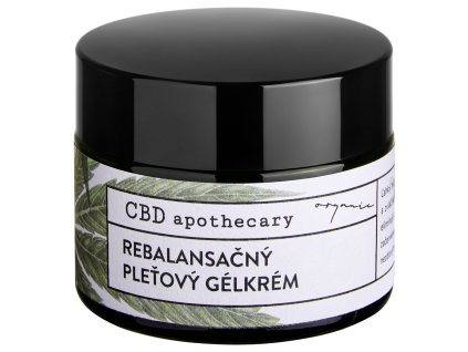 Soaphoria CBD Apothecary Revitalizující pleťový gélkrém 300mg CBD 50ml