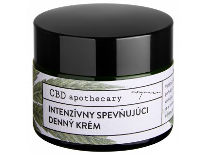 Soaphoria CBD Apothecary Intenzivní zpevňující denní krém 350MG CBD 50 ml