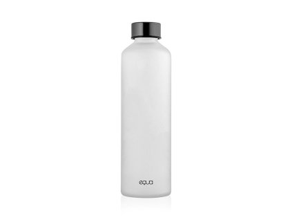 Equa Skleněná lahev Mismatch DIY Velvet Black 750 ml + 3 x sada samolepek