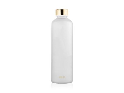 Equa Skleněná lahev Mismatch DIY Velvet White 750 ml + 3 x sada samolepek