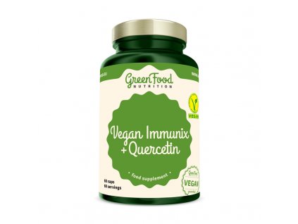 GreenFood Immunix + Quercetin Vegan 60 kapslí
