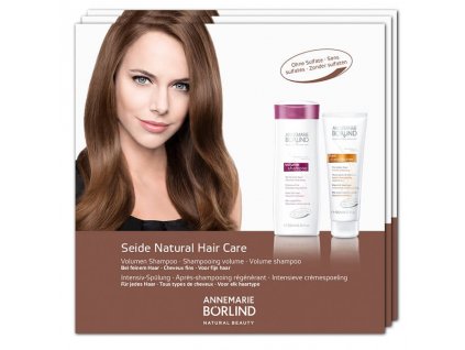 Annemarie Börlind VZOREK Šampón Volume na jemné vlasy a pro zvětšení objemu a Kondicionér pro všechny typy vlasů 2 x 8 ml
