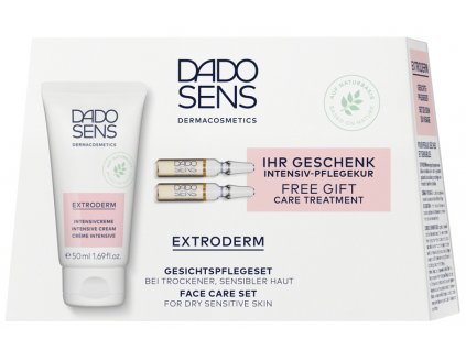 Dado Sens Extroderm Intenzivní pleťový krém a intenzivní pleťová kůra na extra suchou a citlivou pleť