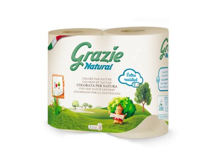 Grazie Natural Ekologické kuchyňské utěrky 2-vrstvé 2 role