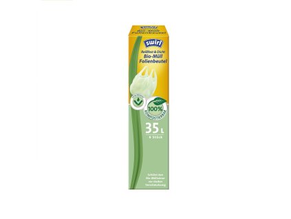 SWIRL Kompostovatelné pytle s uchy bio 35L 6ks