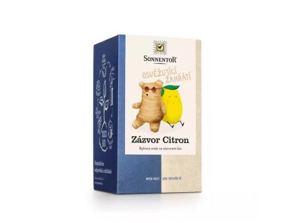 Sonnentor Bylinný čaj Zázvor Citron BIO porcovaný 32,4 g