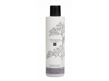 Unique Beauty Přírodní posilující šampón na barvené vlasy Growth & Shine 250 ml