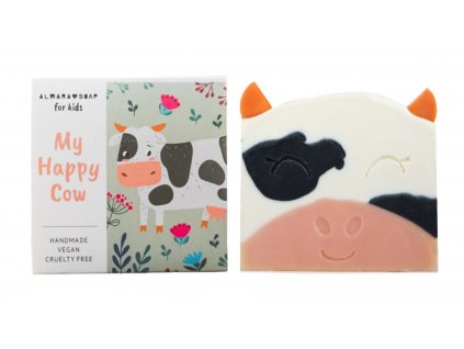 Almara Soap Přírodní tuhé mýdlo pro děti My Happy Cow 100 +- 5 g