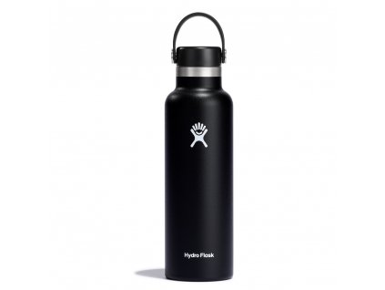 Uprava fotografie Hydro Flask Nerezová termolahev Standard Mouth Flex Cap 21 oz (621 ml) Černá