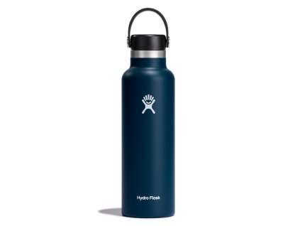 Uprava fotografie Hydro Flask Nerezová termolahev Standard Mouth Flex Cap 21 oz (621 ml) Tmavě modrá