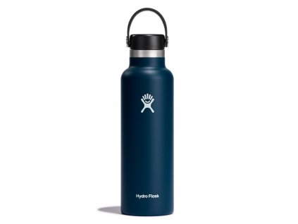 Uprava fotografie Hydro Flask Nerezová termolahev Standard Mouth Flex Cap 21 oz (621 ml) Tmavě modrá