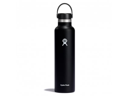 Hydro Flask Nerezová termolahev Standard Mouth Flex Cap 24 oz (709 ml) Černá