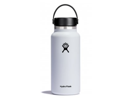 Hydro Flask Nerezová termolahev Wide Mouth Flex Cap 32 oz (946 ml) Bílá