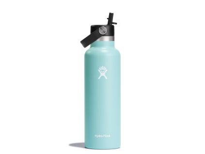 Uprava fotografie Hydro Flask Nerezová termolahev Standard Mouth Straw Cap 21 oz (621 ml) Tyrkysová