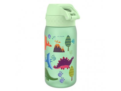 Ion8 Leak Proof Lahev bez BPA Dinosaur zelená 350 ml