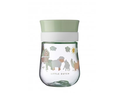 Mepal Dětský trénovací hrnek Mio 360° 300 ml Little Farm