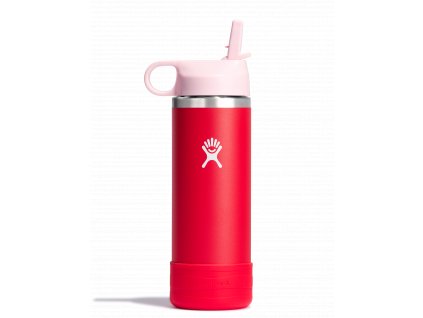 Hydro Flask Nerezová termolahev pro děti 18 oz (532 ml) Červená