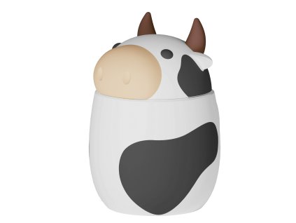 Asobu Nerezová termoska na jídlo pro děti 600 ml Bestie Cow