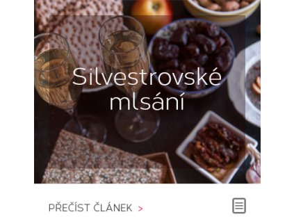 Silvestrovské mlsání s čistým svědomím