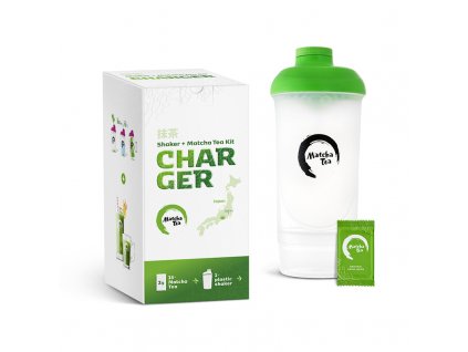 Matcha Tea Sada BIO Matcha Tea Charger 15 x 2 g + šejkr