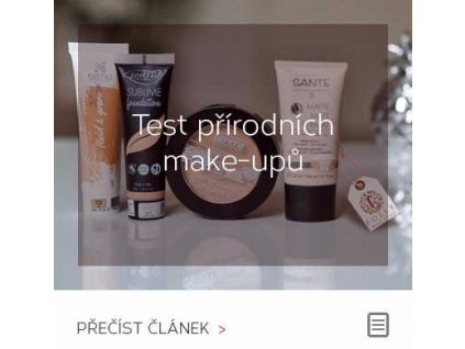 Test přírodních make-upů