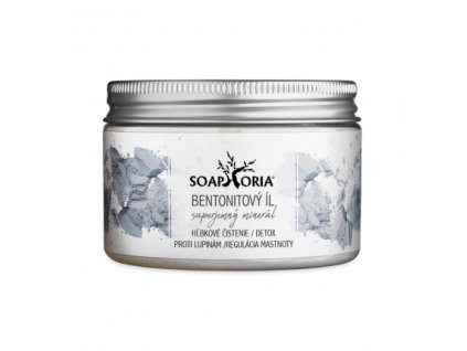 Soaphoria Přírodní kosmetický Bentonitový jíl 150 ml
