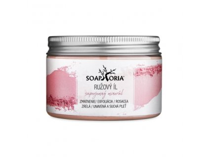 Soaphoria Přírodní kosmetický Růžový jíl 150 ml